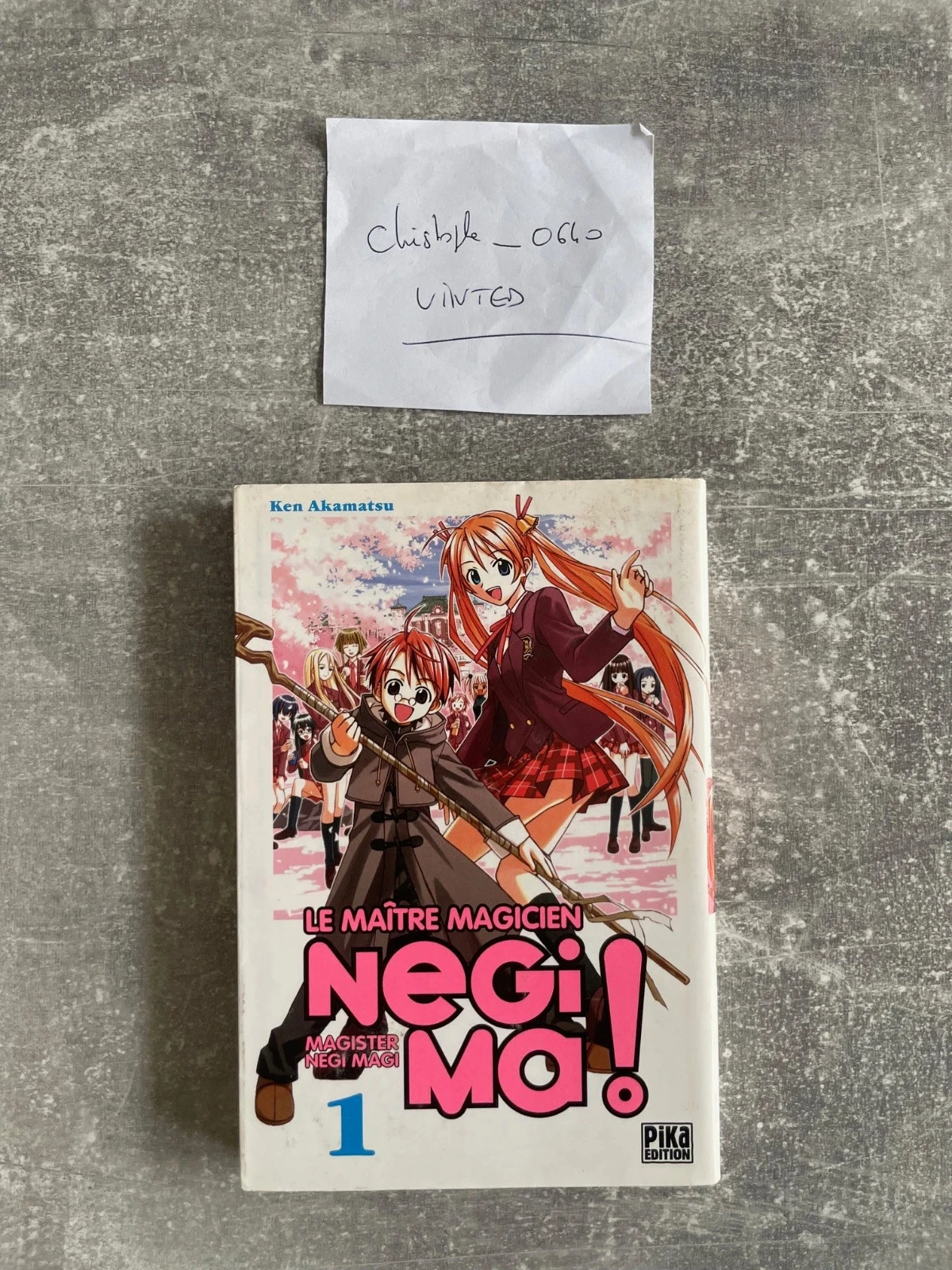 Manga Le maître magicien Negi ma / Negima ! tome 1 version française.